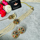 Mirror Choker Set | Indian Jewellery Choker Necklace | Creative Jewels