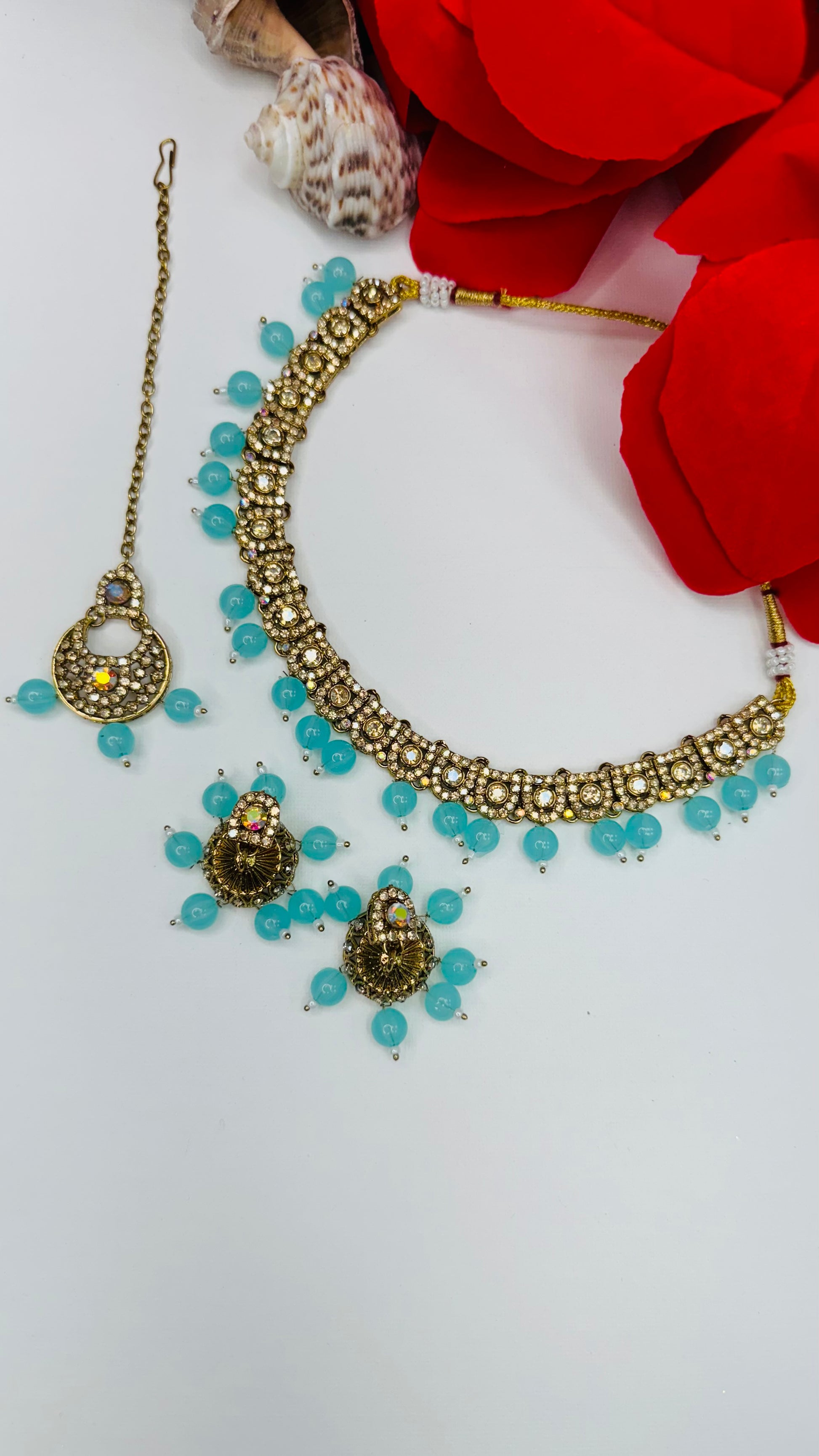 Stone Necklace Set | Elegant Necklace Set