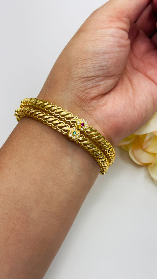 Micro Gold Bangles – Effortless Chic