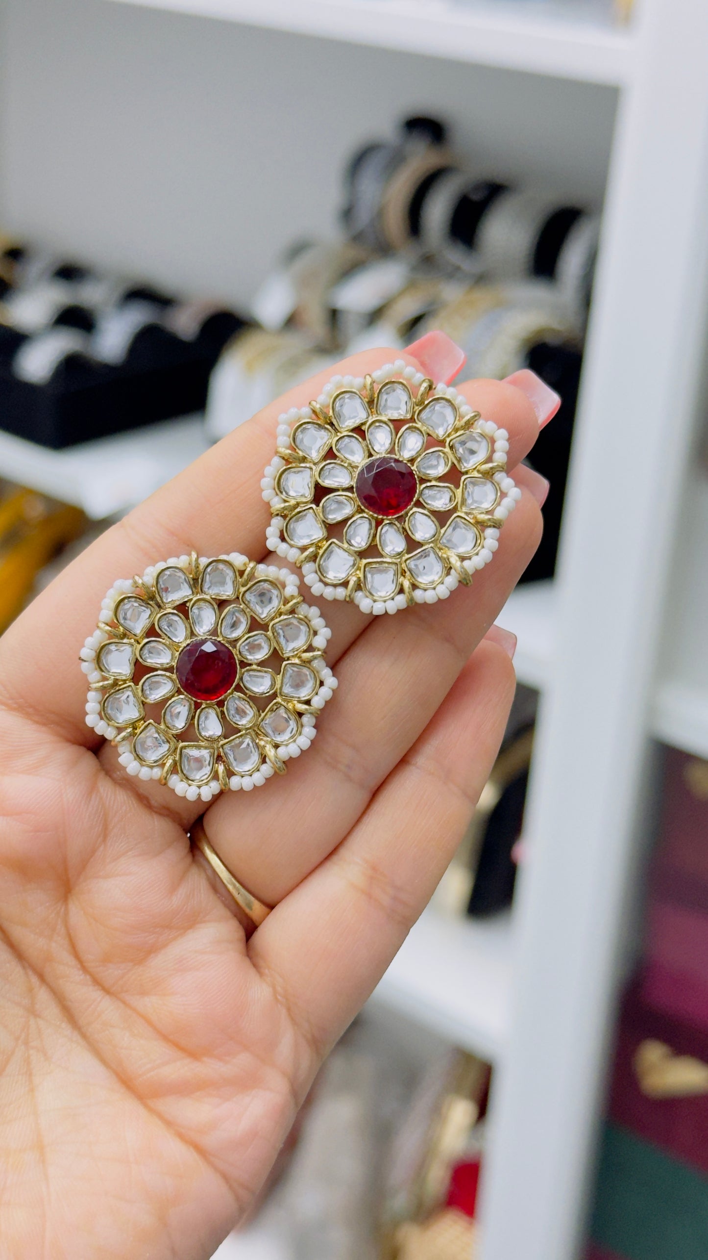 Kundan Studs