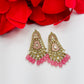 Kundan and Meenakari Earrings