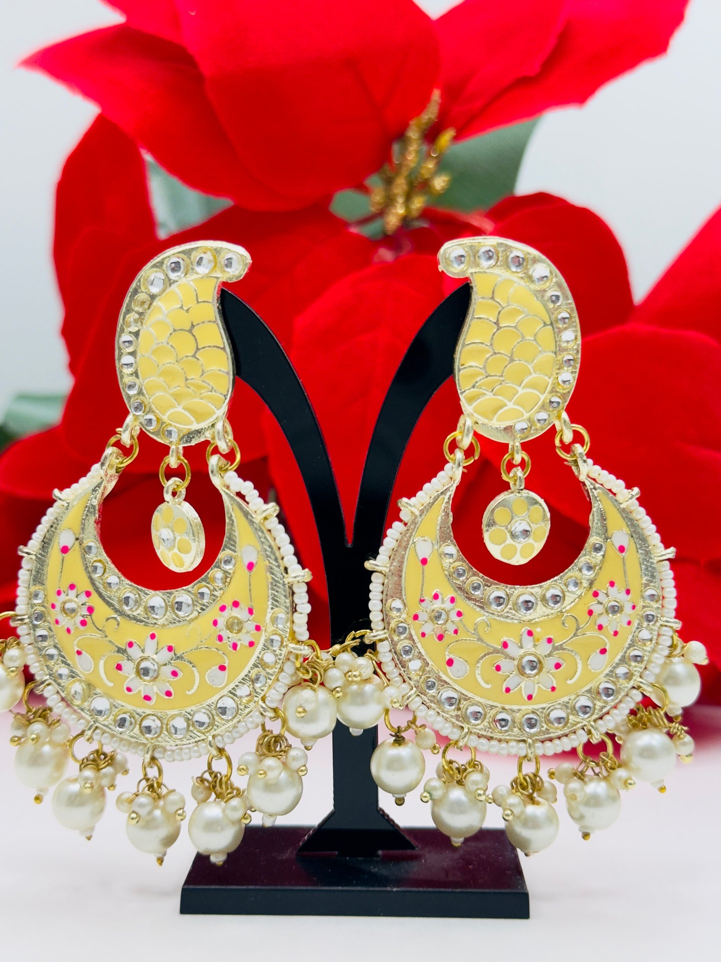 Charming Meenakari Chandbaalis: Elevate Your Look with Creative Jewels