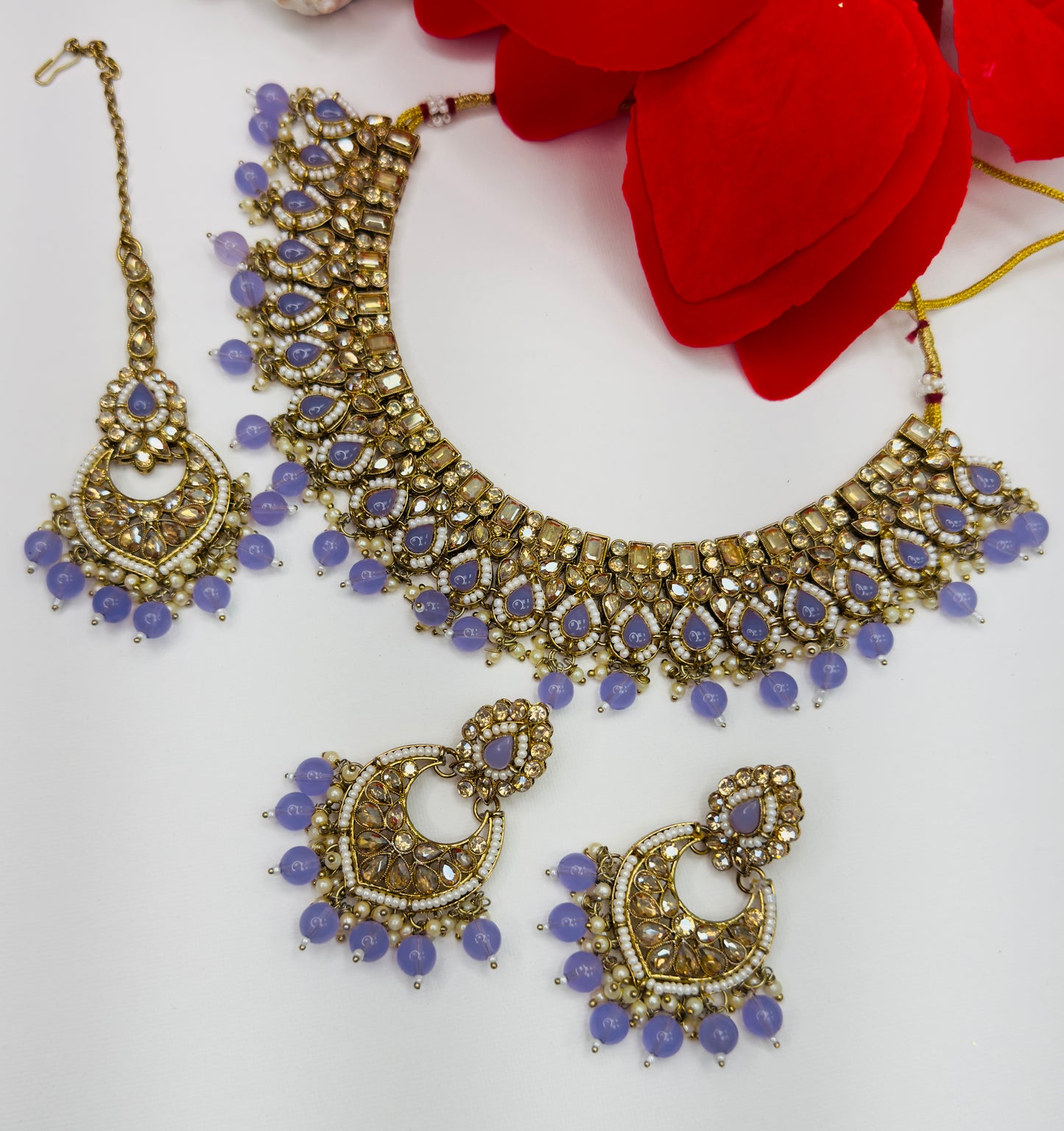 Polki Necklace Set 