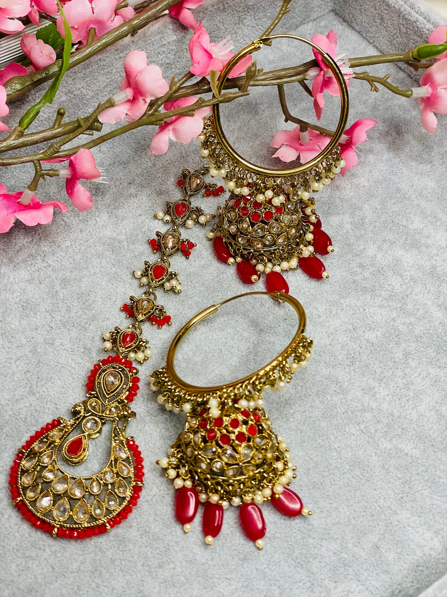 Baali Earrings Tikka Set 