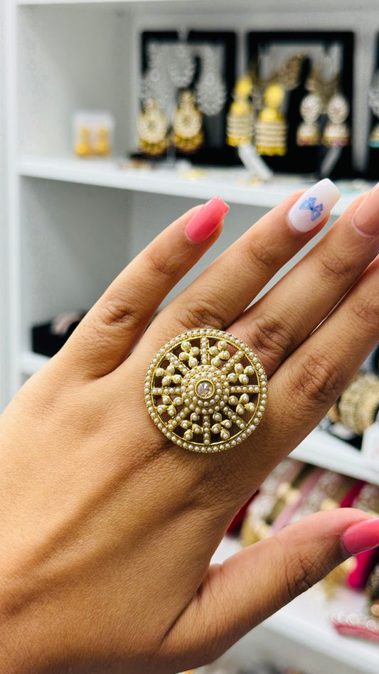 Pakistani Jadau Rings