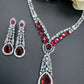 AD Necklace Set – Elegant Diamond Ensemble