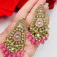 Kundan and Meenakari Earrings