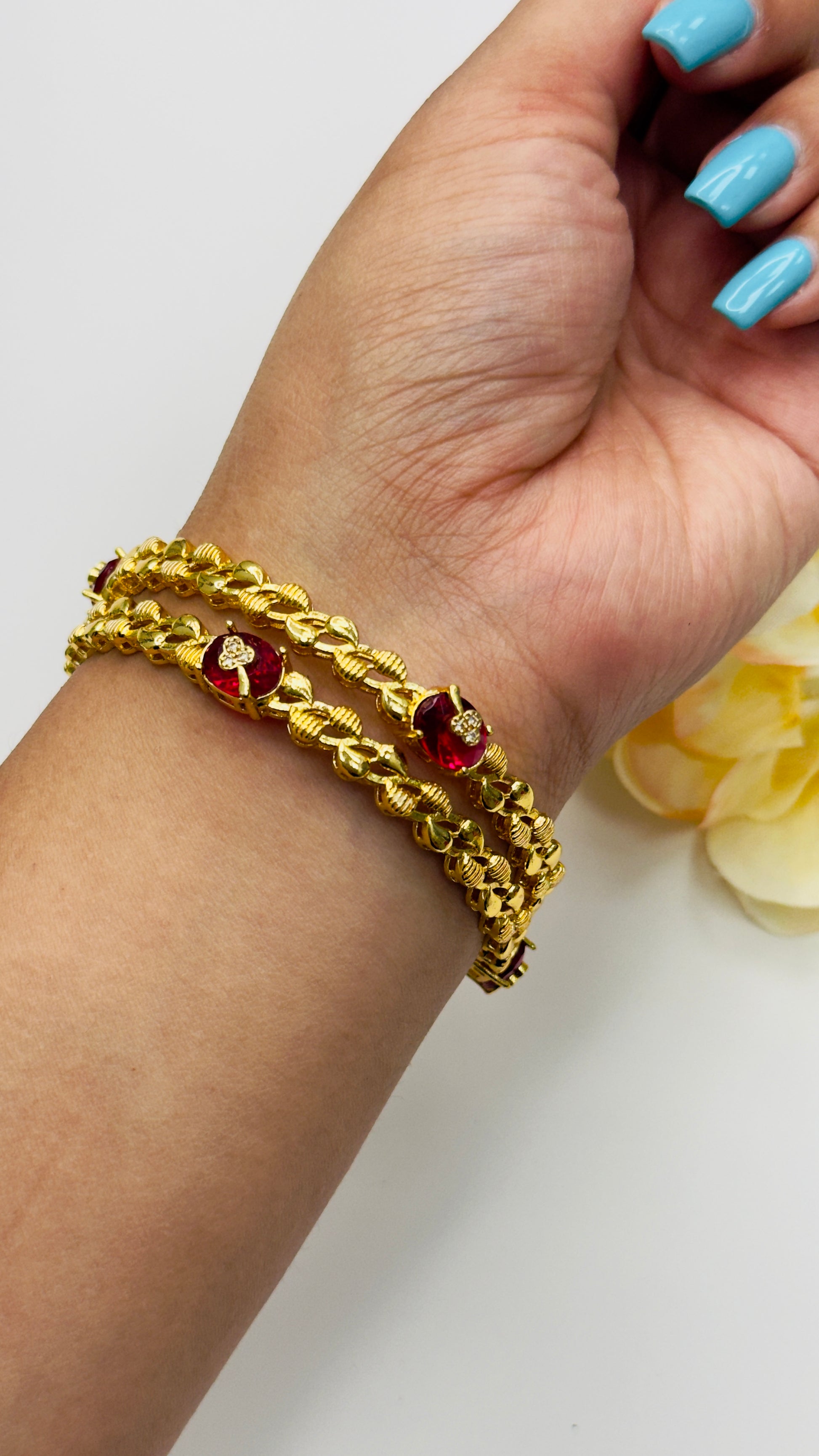 Micro Gold Bangles – Classic Shine