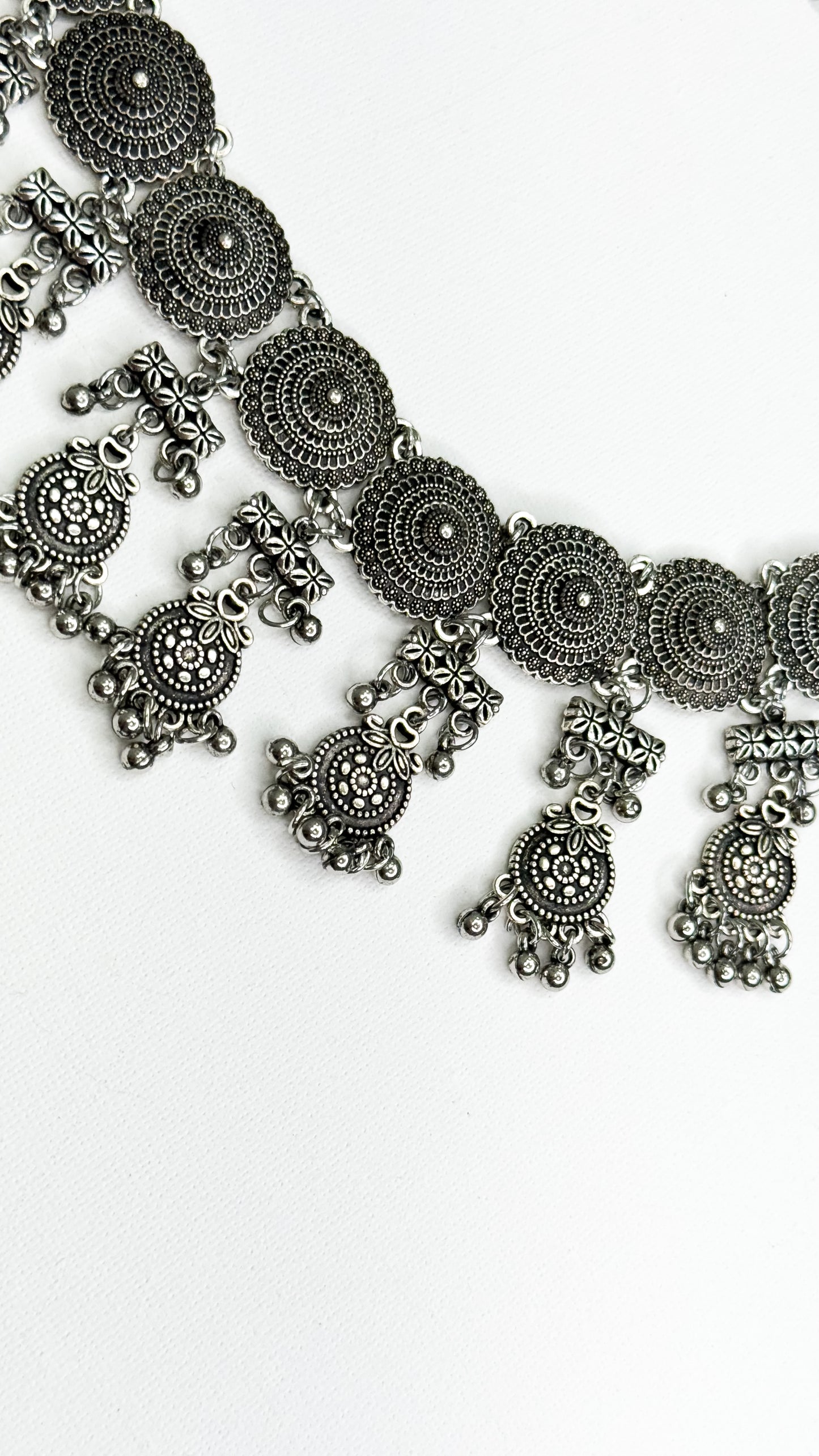 Oxidized Choker Set