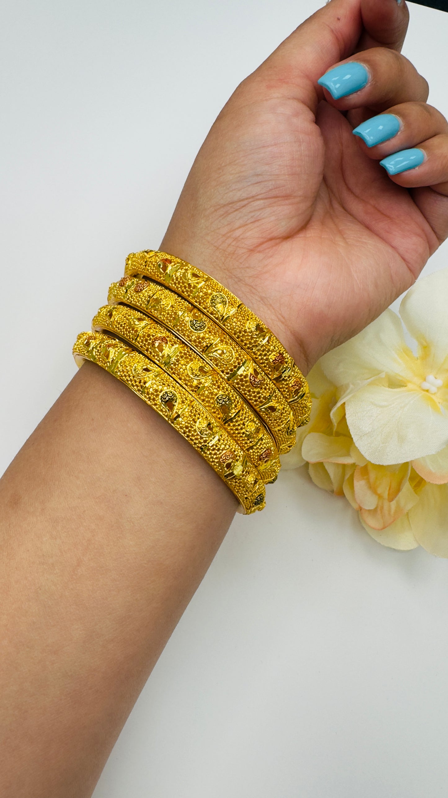 Micro Gold Bangles – Delicate Luxury