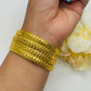 Micro Gold Bangles – Chic & Refined