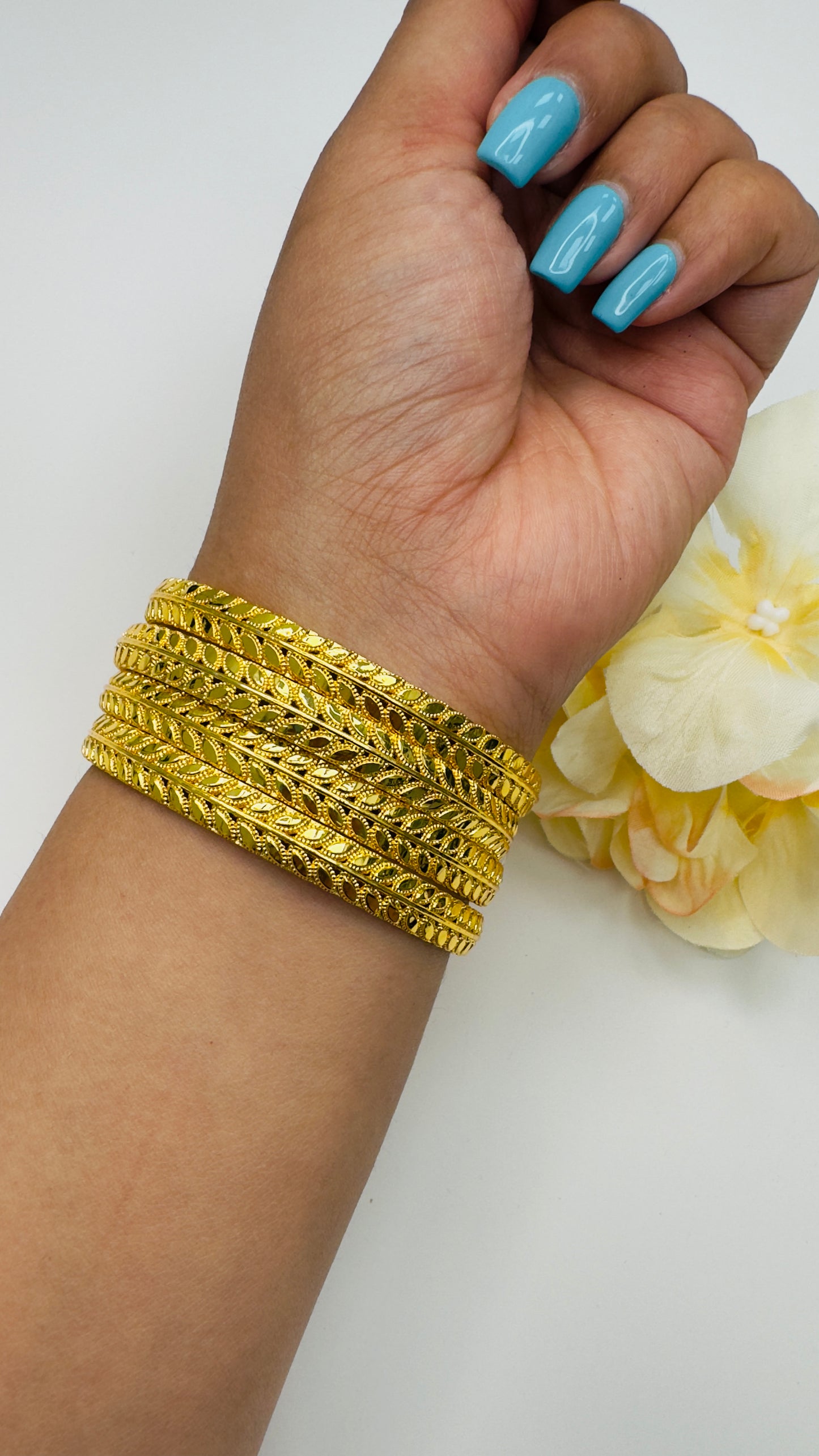 Micro Gold Bangles – Chic & Refined