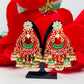 Stunning Meenakari Chandbaalis | Jhumki Earring Set | Creative Jewels