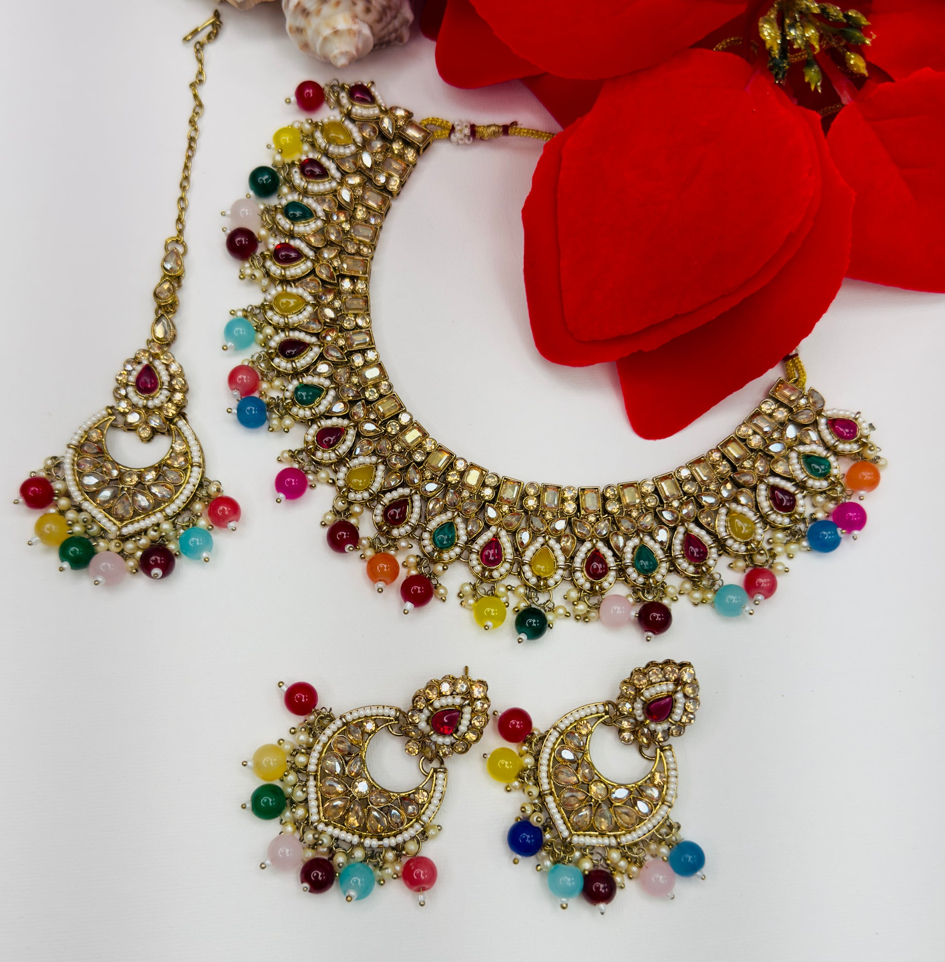 Polki Necklace Set 