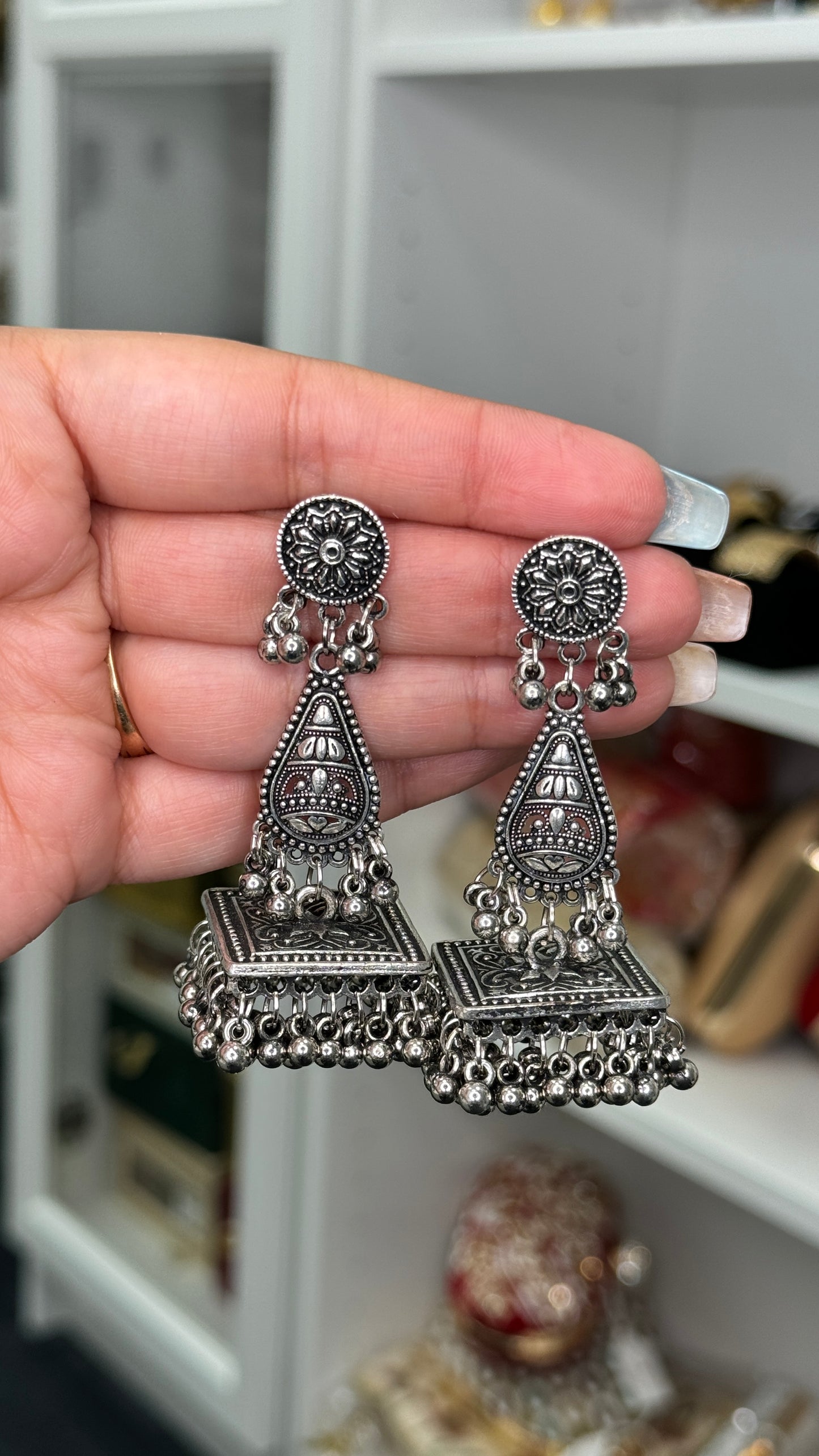 Oxidized Jhumki