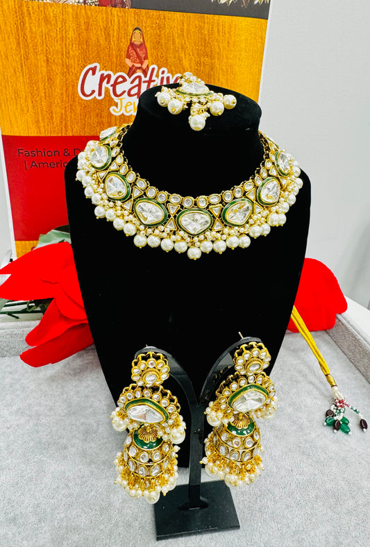 Authentic Kundan Jewellery Set