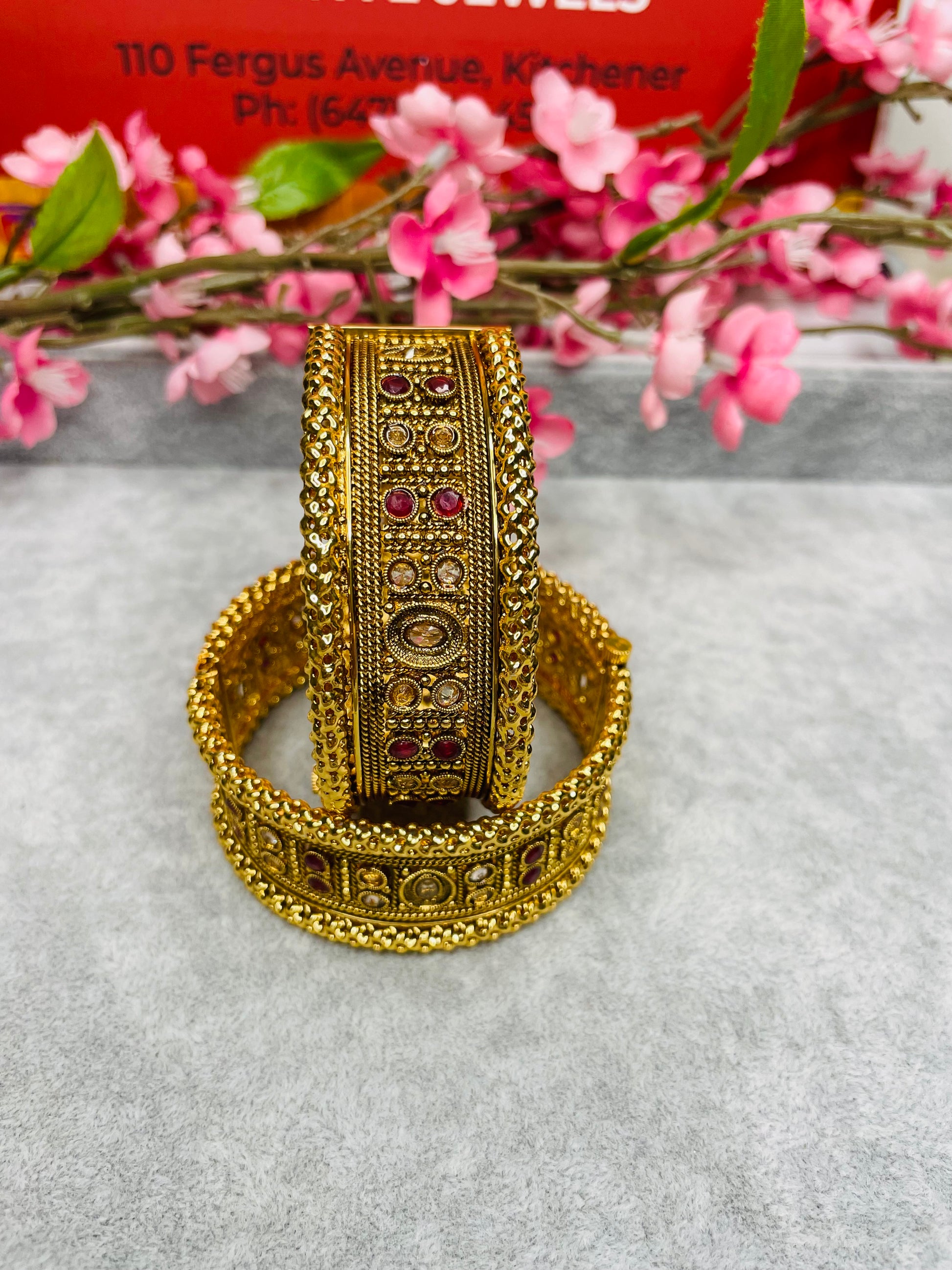 Gold Plated Kada’s | Creative Jewels