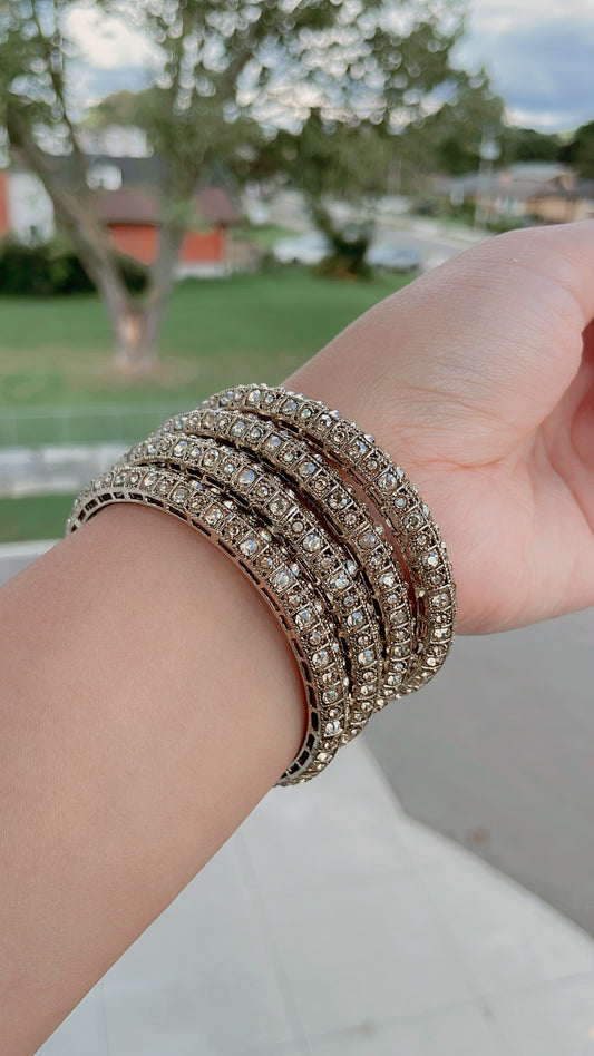 Gorgeous Stone Kada's: Traditional Indian Bangles by Creative Jewels