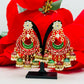 Stunning Meenakari Chandbaalis | Jhumki Earring Set | Creative Jewels