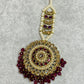 Jhumki tikka set, Indian Jewellery in Canada, Indian Jewelry near me, Indian Jewellery store, Polki Set