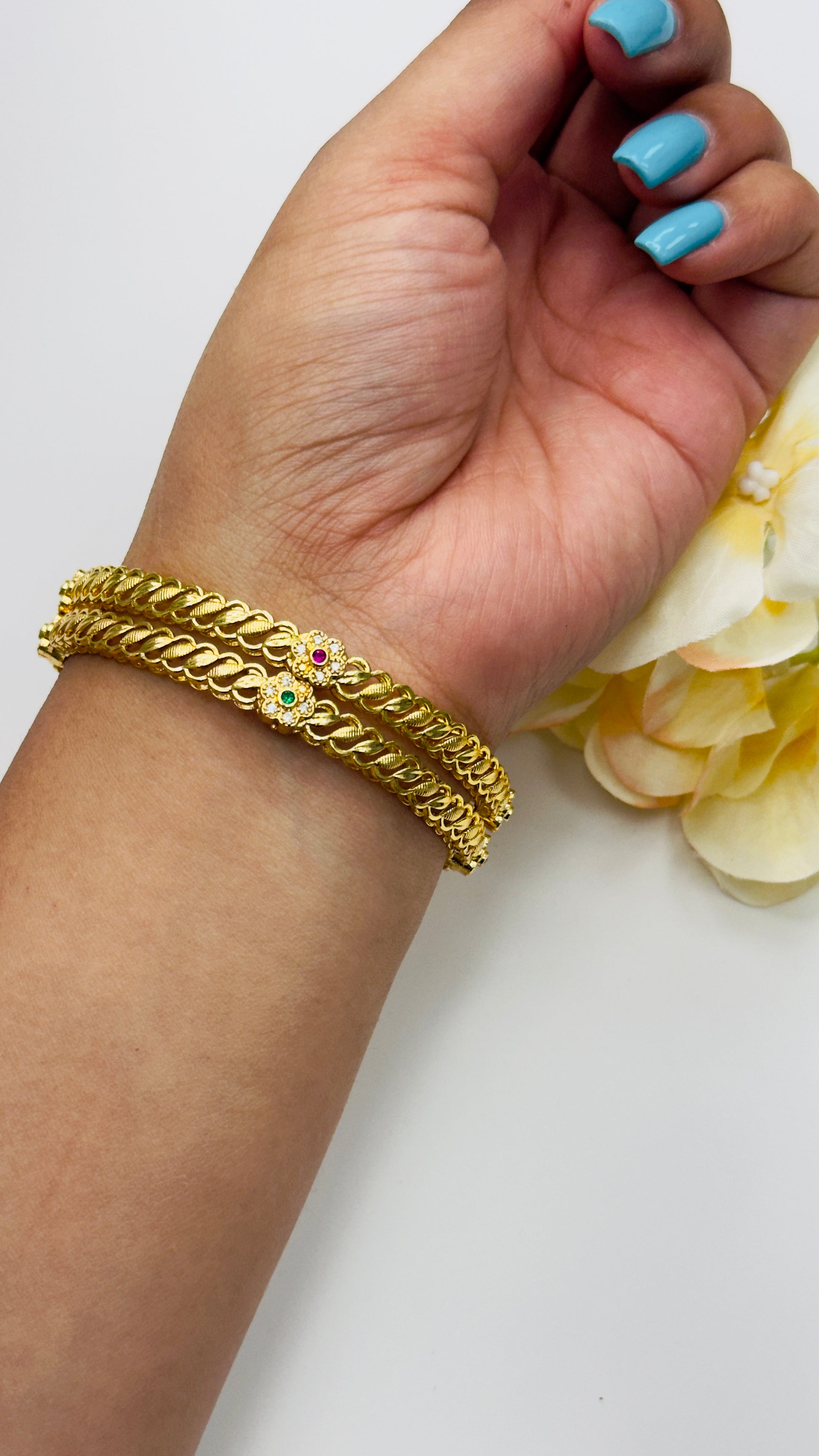 Micro Gold Bangles – Effortless Chic