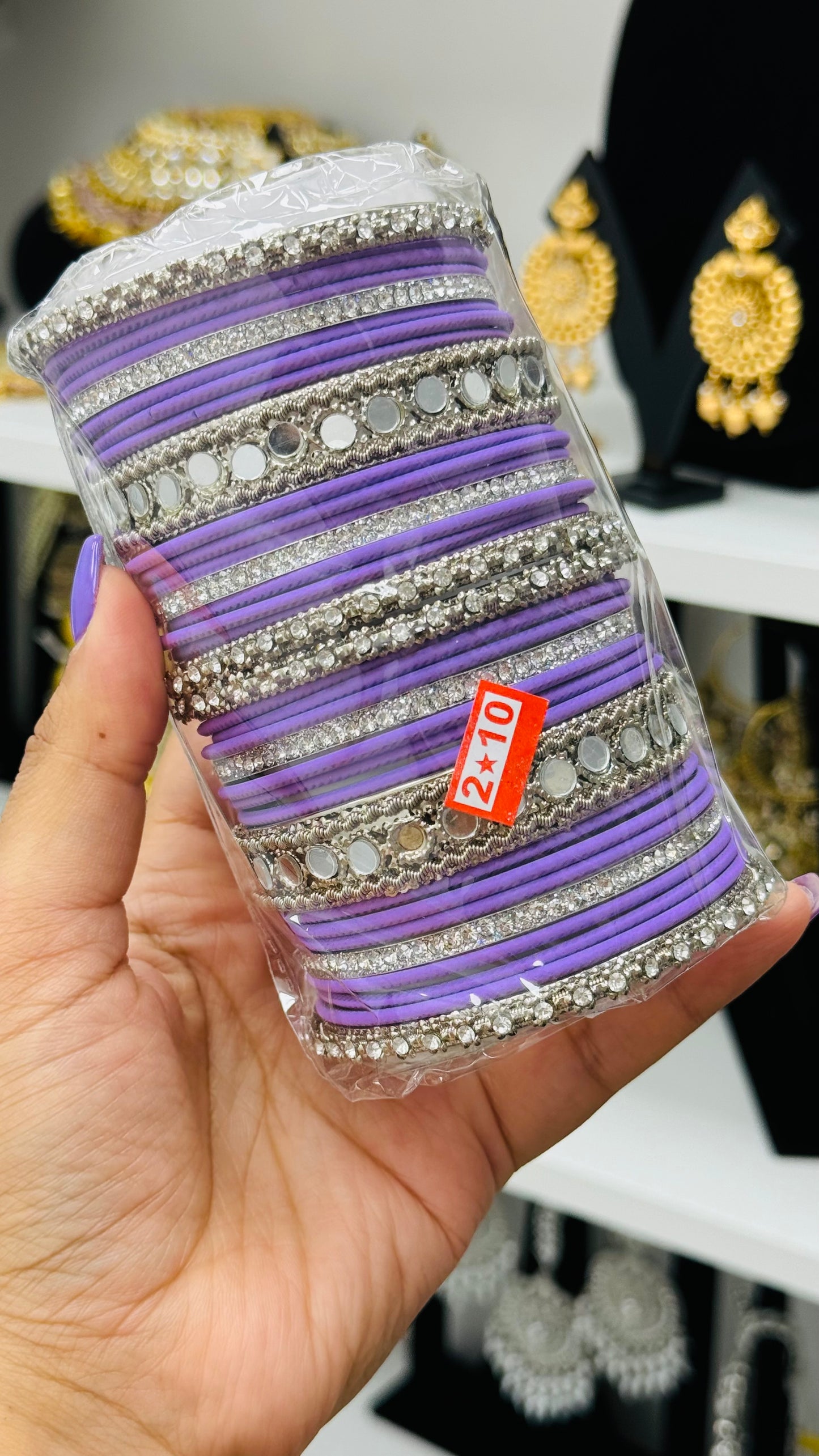 Silver Bangles Set -2.10 