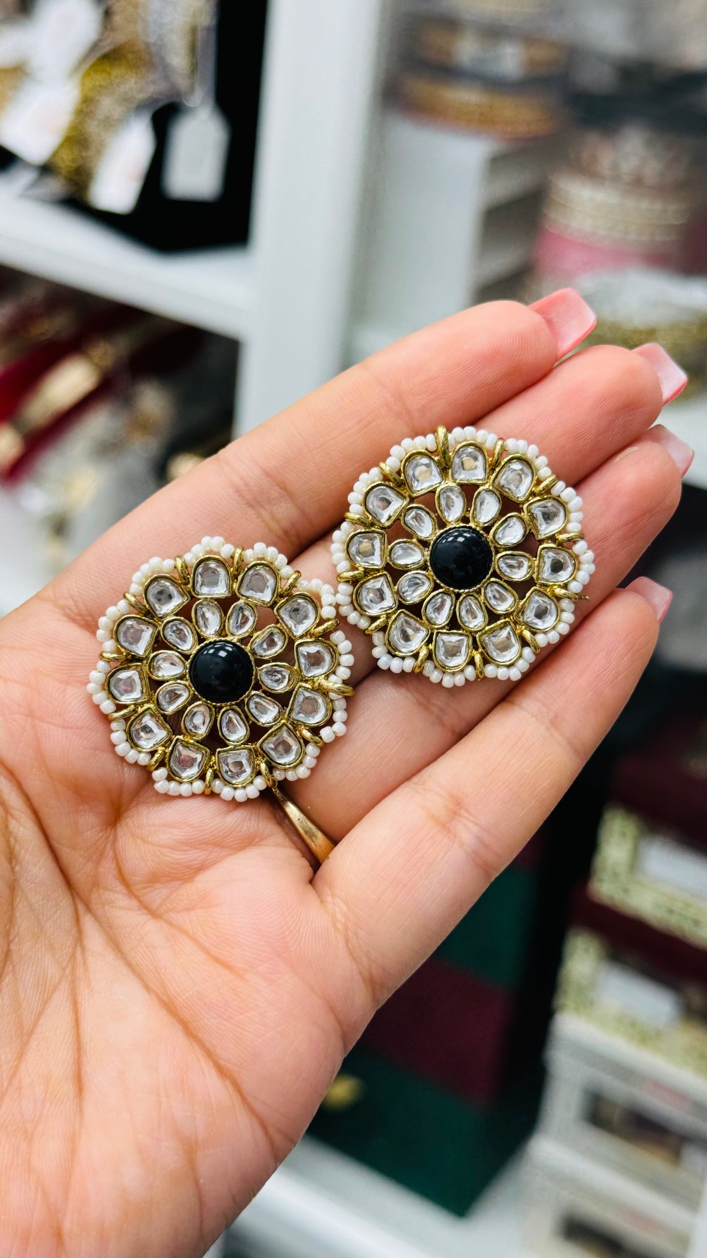 Kundan Studs