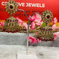 Jhumki tikka set, Indian Jewellery in Canada, Indian Jewelry near me, Indian Jewellery store, Polki Set