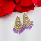 Kundan and Meenakari Earrings