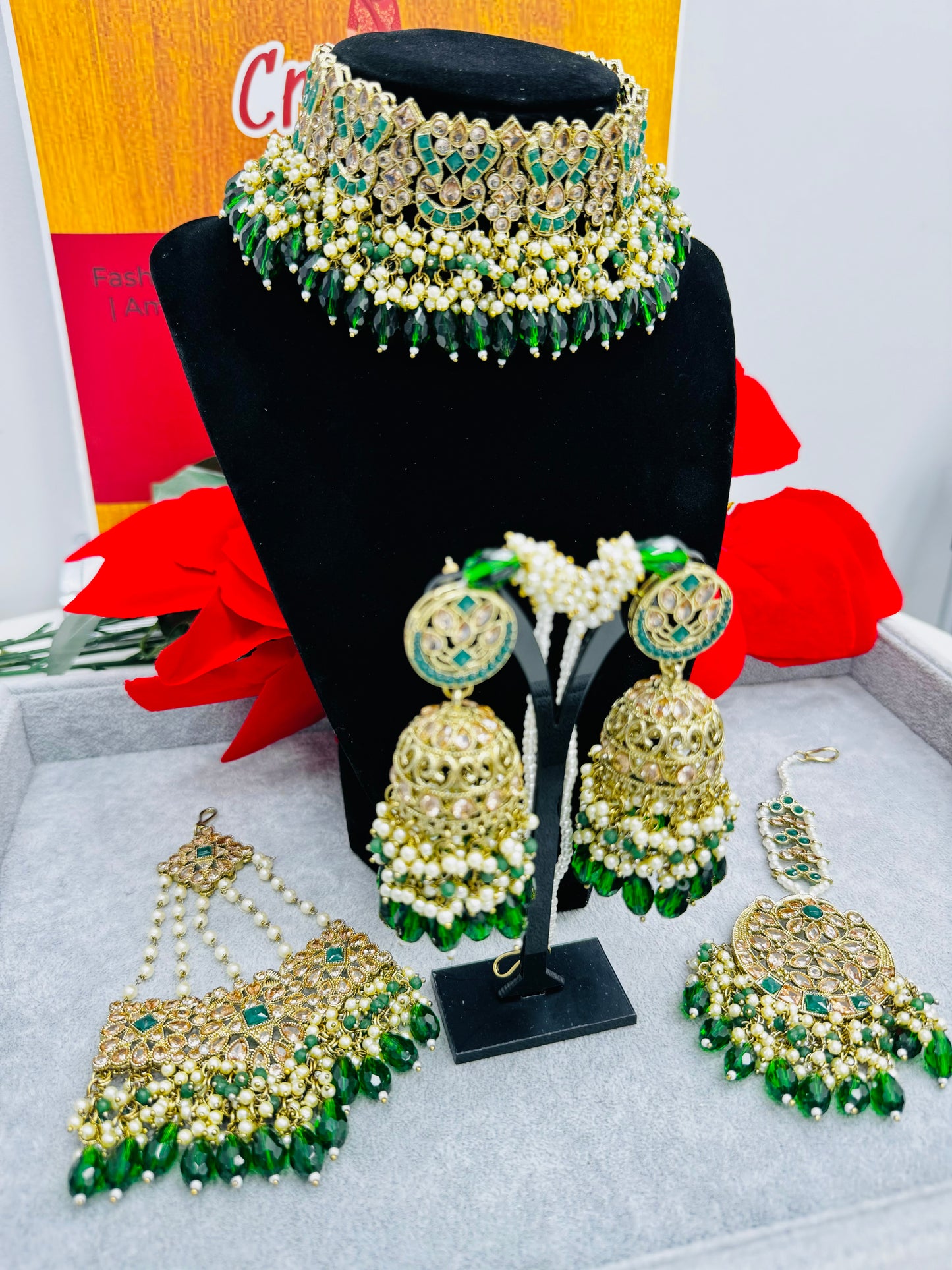 Regal Polki Bridal Set for Your Special Day | Wedding Jewellery by Creative Jewels