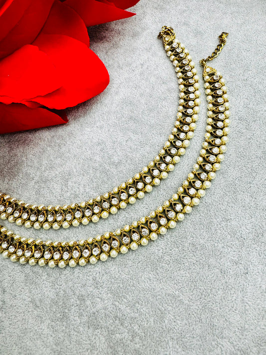 Kundan Anklets Collection