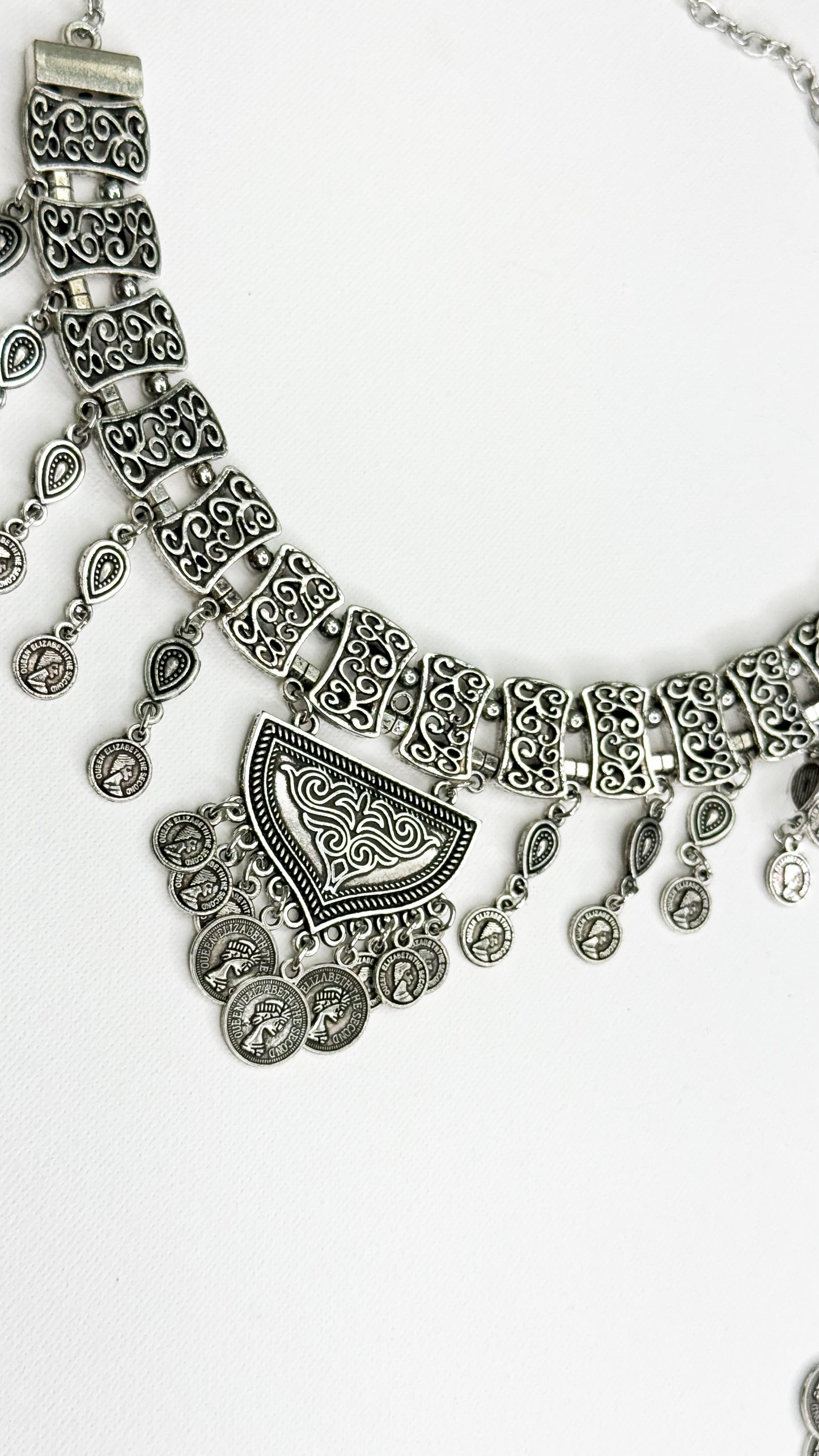 Oxidized Necklace Set