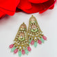 Kundan and Meenakari Earrings