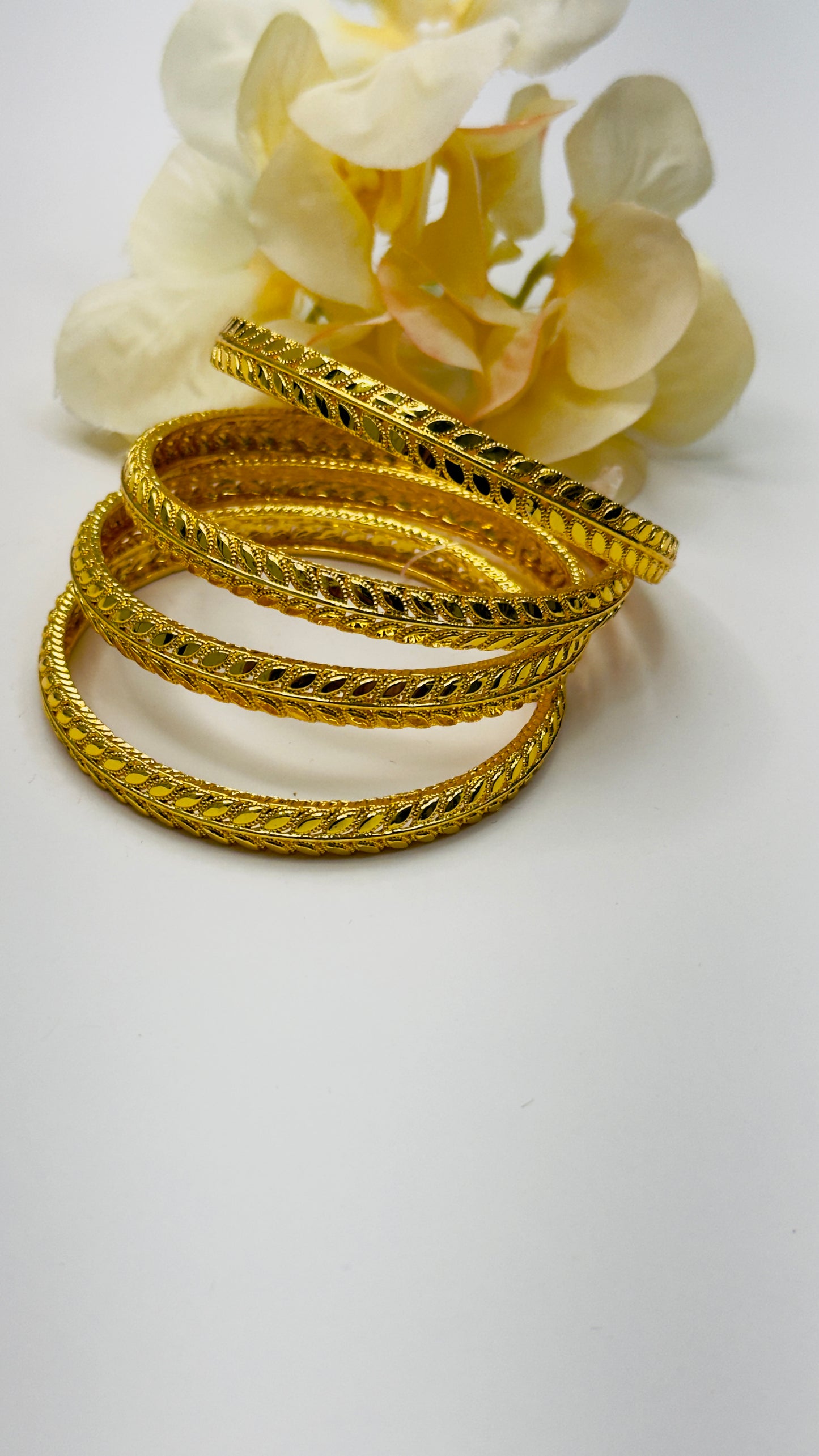 Micro Gold Bangles – Chic & Refined