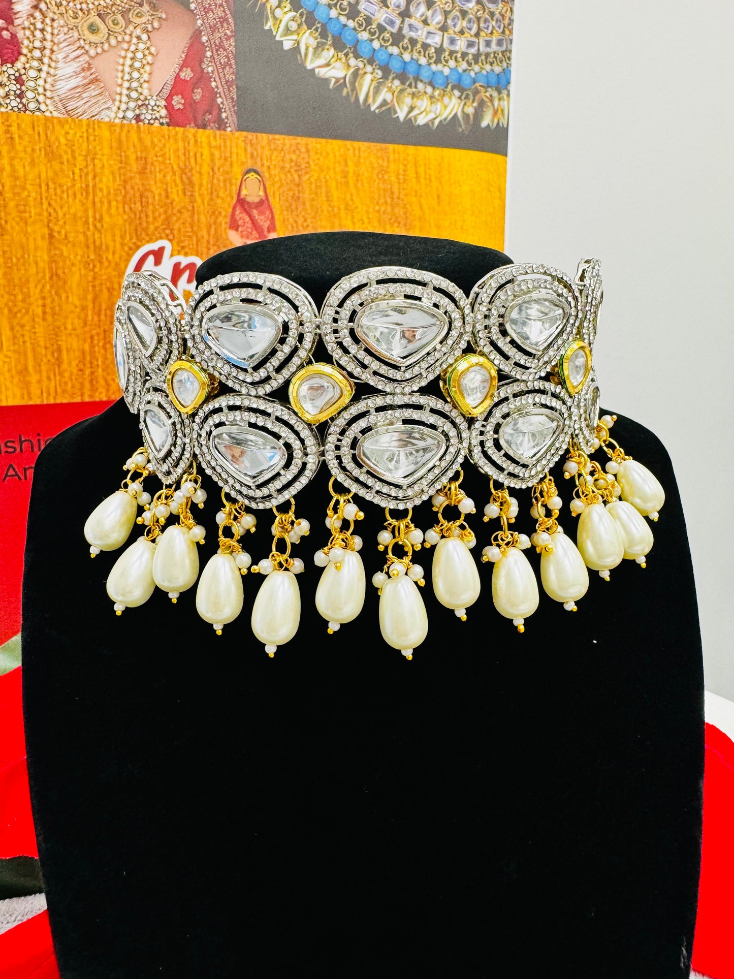 Polki Kundan Choker Set