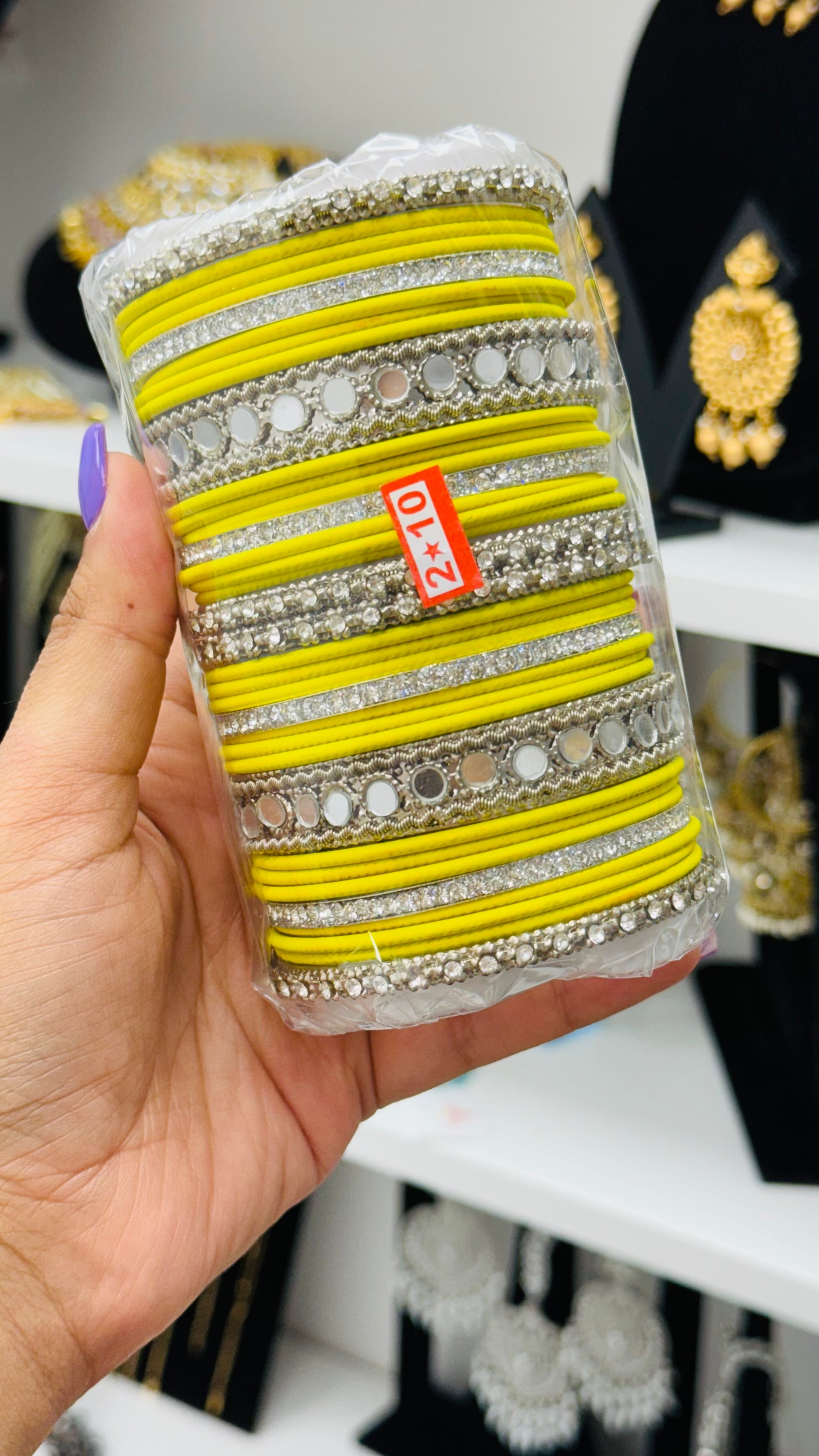 Silver Bangles Set -2.10 