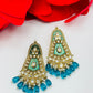 Kundan and Meenakari Earrings