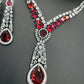 AD Necklace Set – Elegant Diamond Ensemble