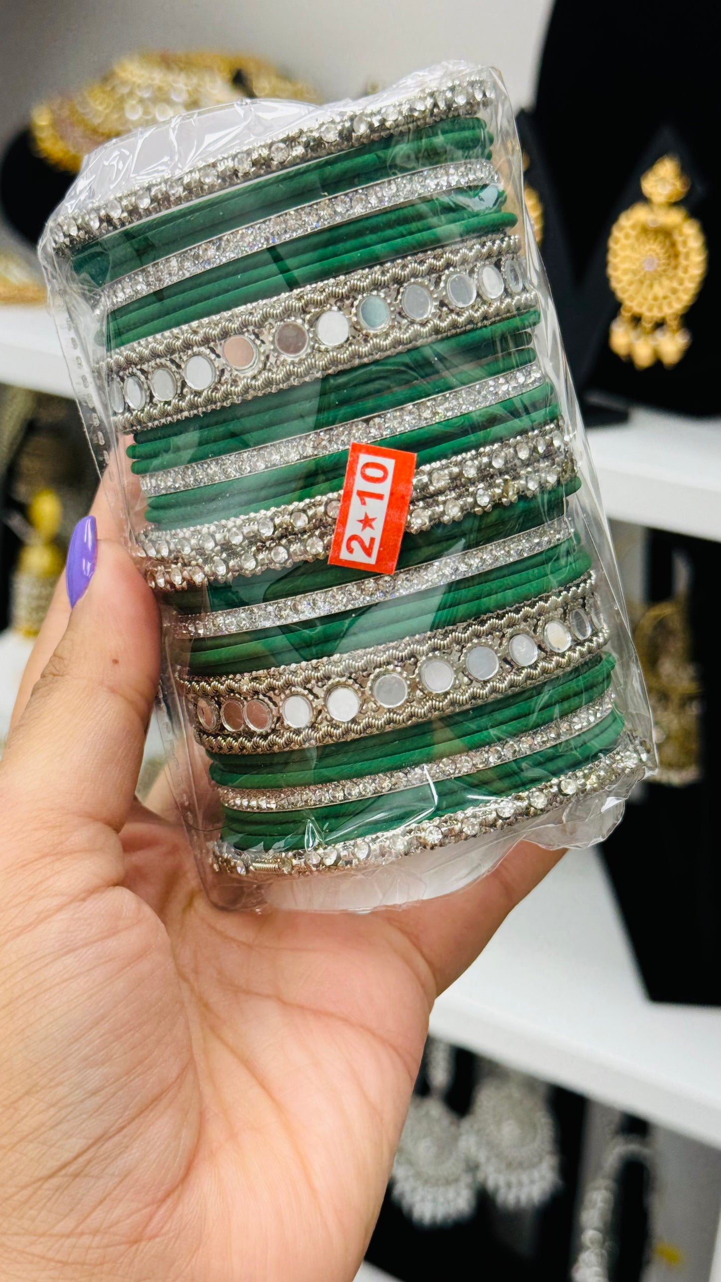 Silver Bangles Set -2.10 