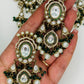 Moissanite Kundan Necklace Set