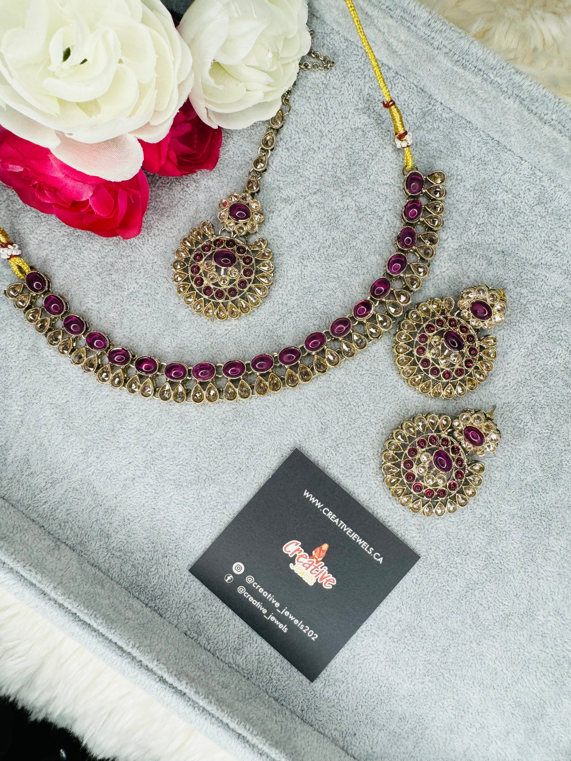 Polki Necklace Set: Illuminate Your Look with Creative Jewels