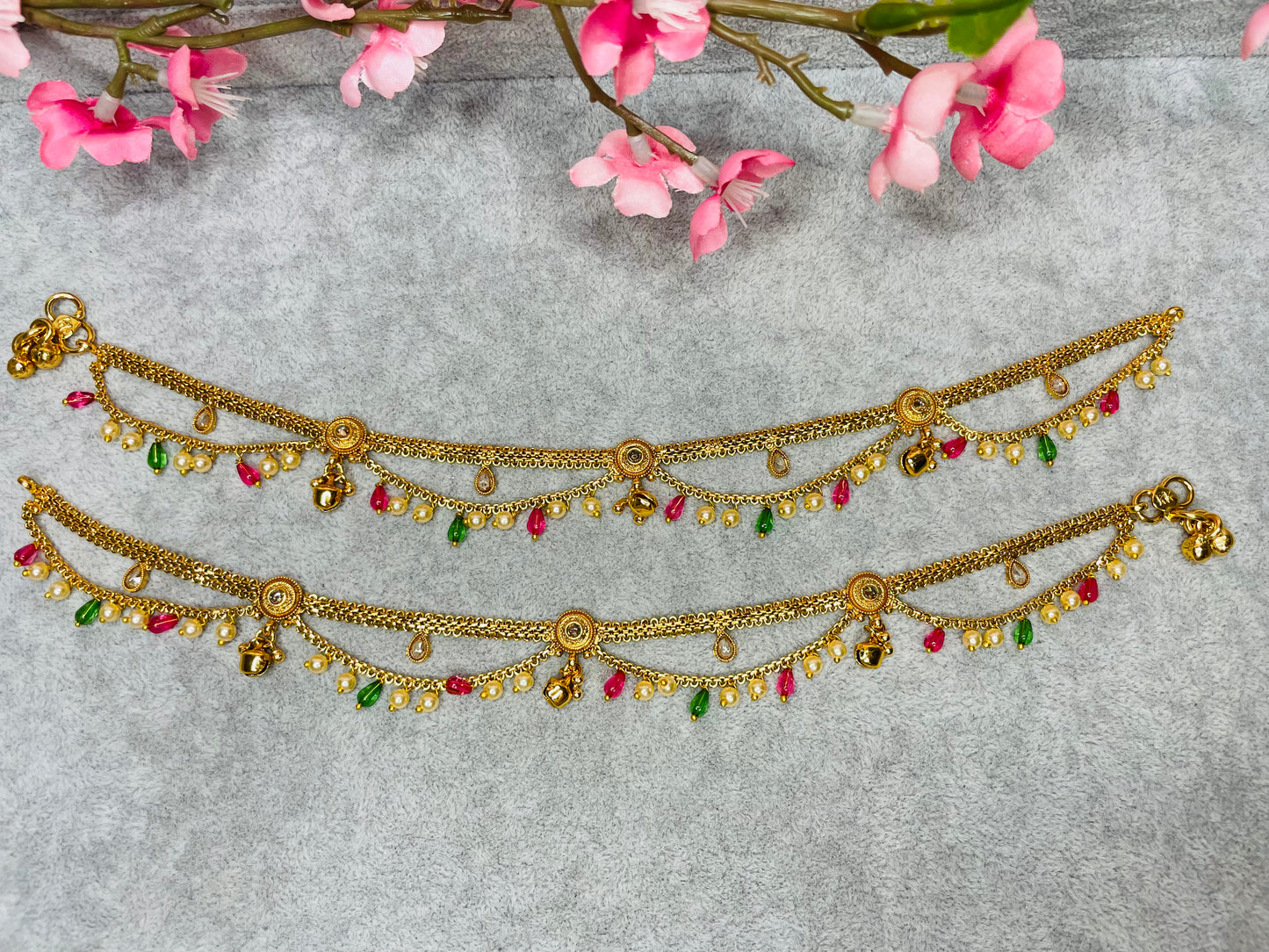 Traditional Ankets | Buy Ethnic Traditional Indian Silver Anklets | Creative Jewels