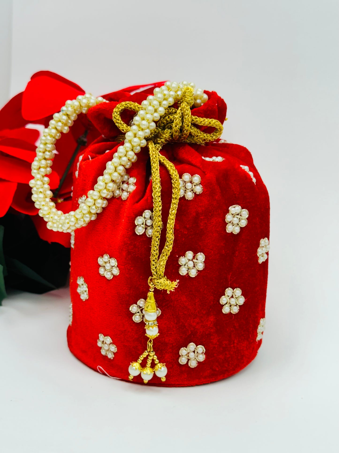 Red Potli Bag 