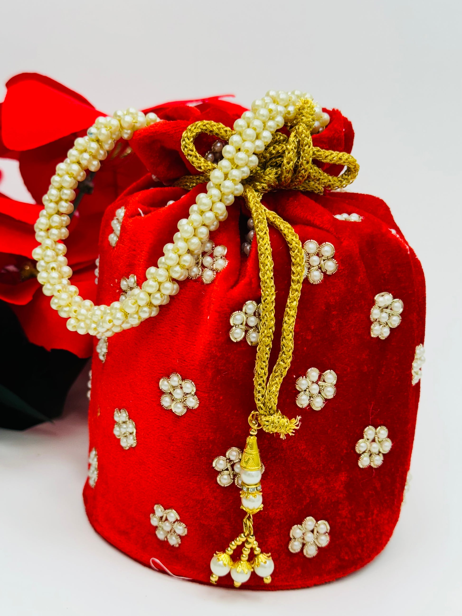 Red Potli Bag 