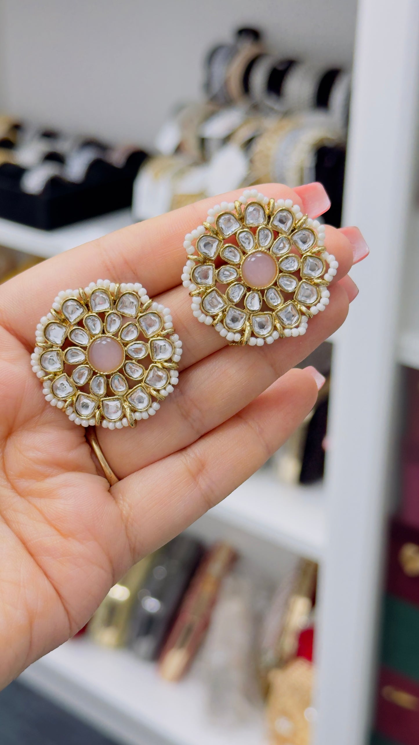 Kundan Studs