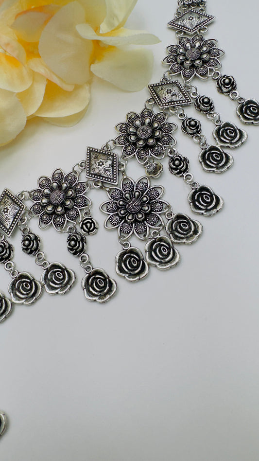 Antique Aura: Oxidized Necklace Collection