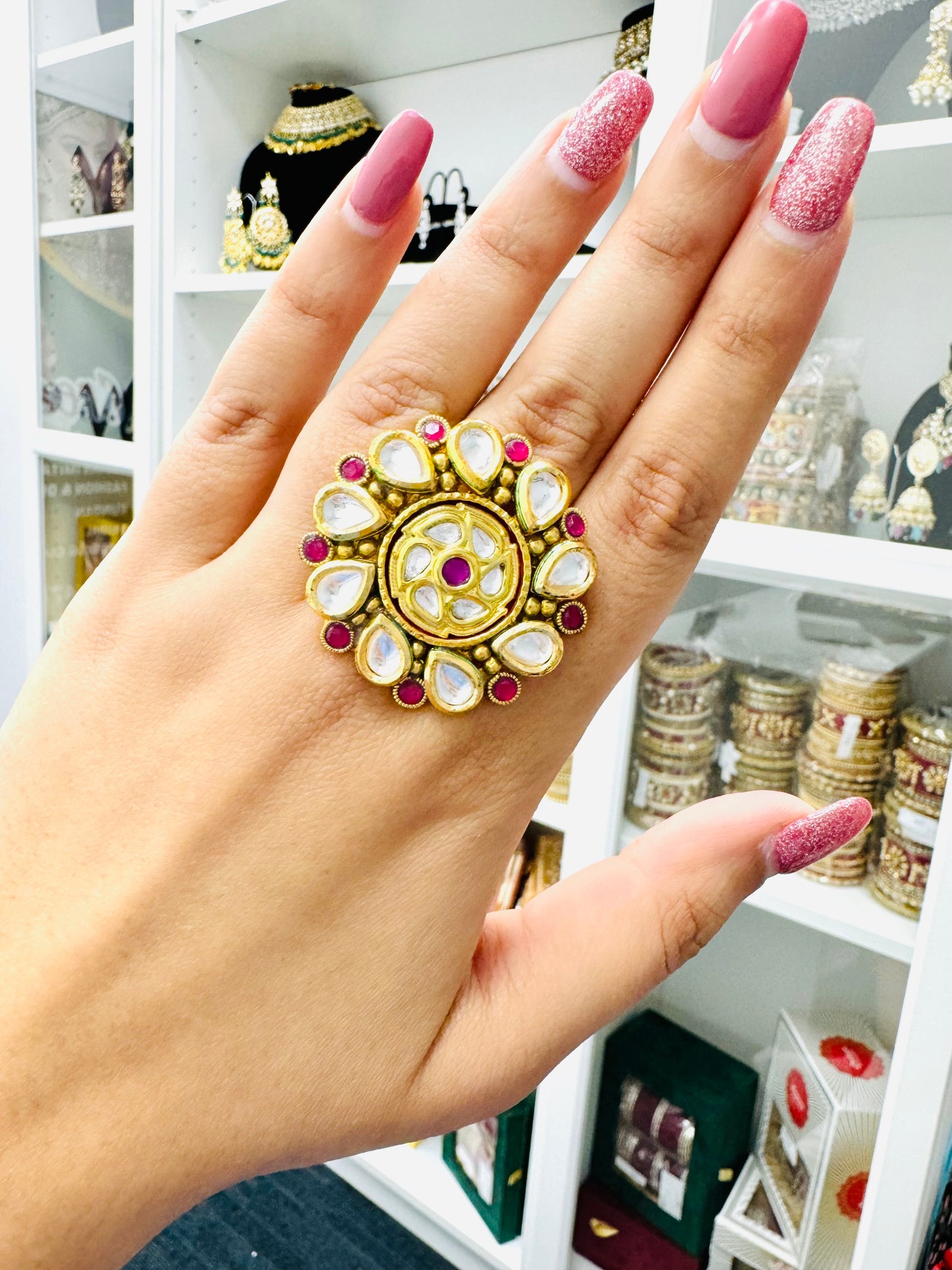 Exquisite Kundan Rings Online