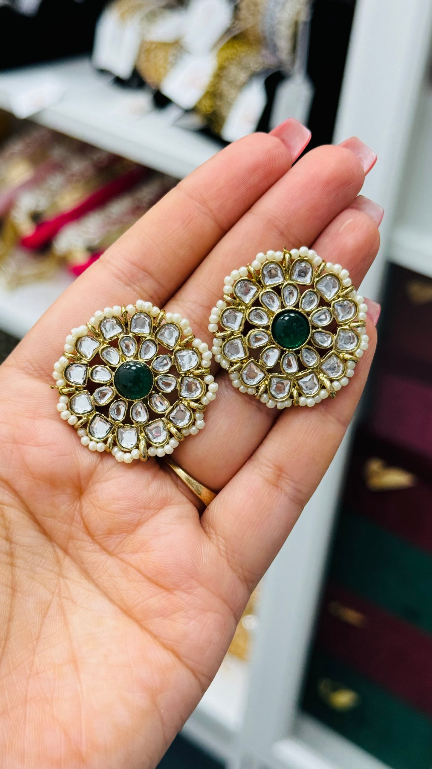 Kundan Studs