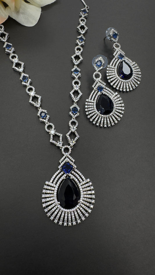 Luxe Aura: AD Necklace Set | Creative Jewels