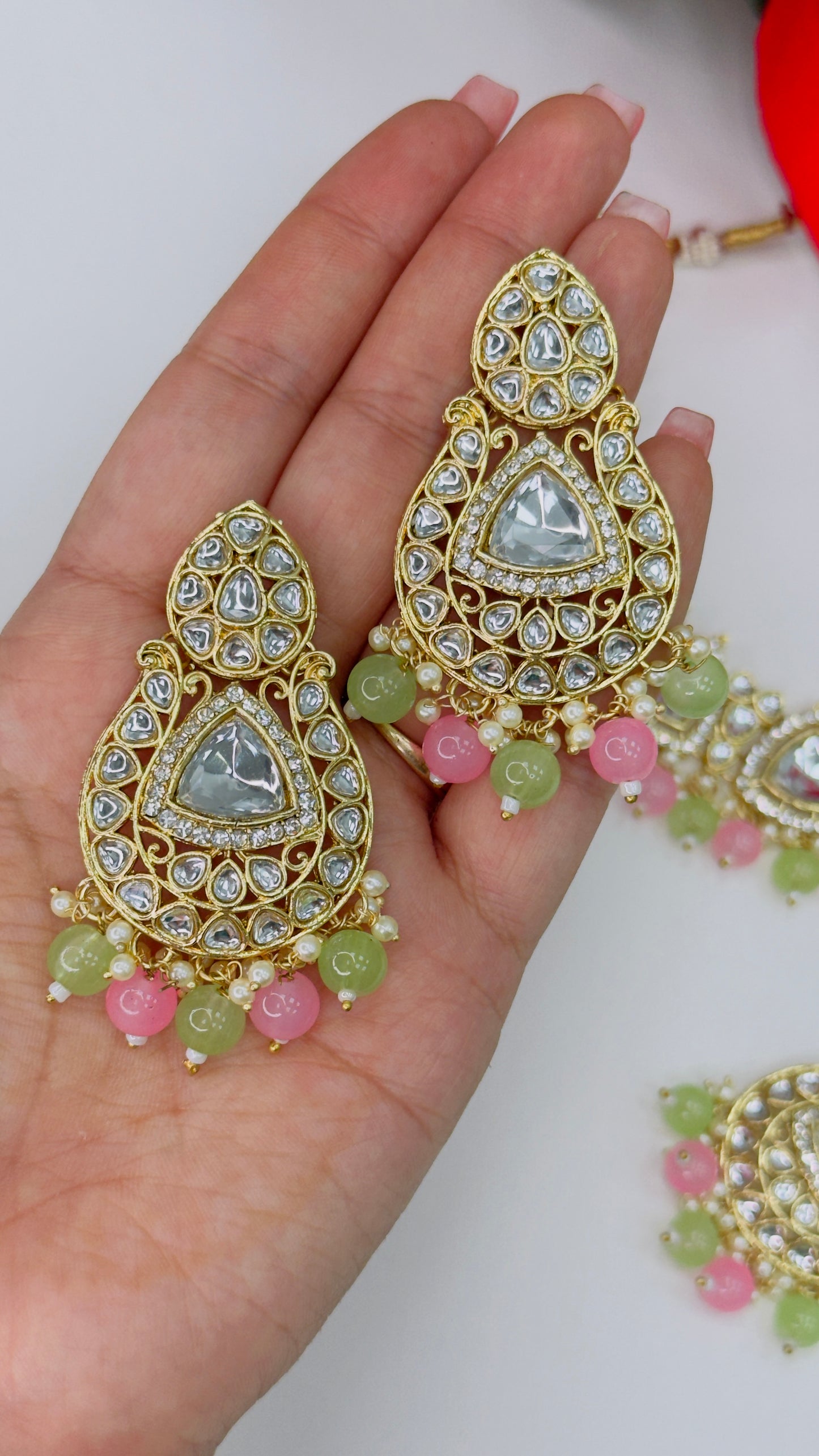 Uncut Kundan Necklace Set